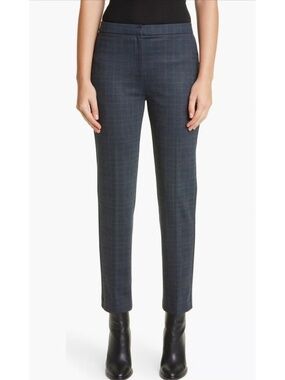 KOBI HALPERIN KNIT PLAID ANKLE PANTS
